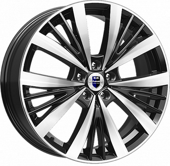 Литые диски K&K Марвел 19x7.5" 5x112мм DIA 66.6мм ET 35мм Алмаз черный