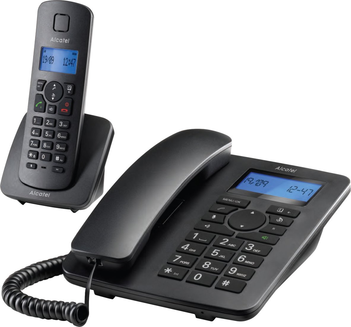 Радиотелефон Alcatel M350 Combo (черный)