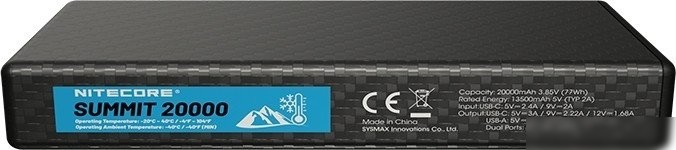Внешний аккумулятор Nitecore SUMMIT20000 20000mAh