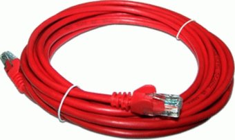 Кабель Lanmaster LAN-45-45-3.0-RD