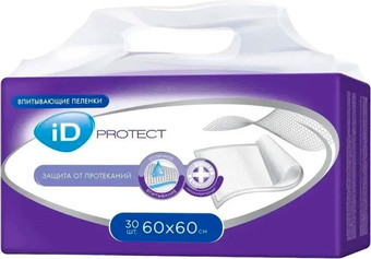 Пеленки ID Protect 60x60 (30 шт)