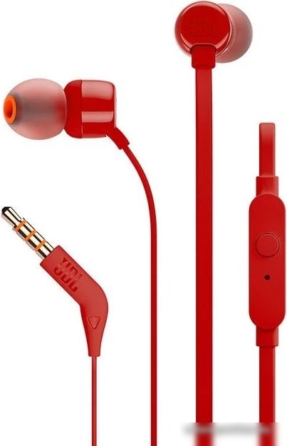 Наушники JBL Tune 110 (красный) Наушники JBL Tune 110 (красный)