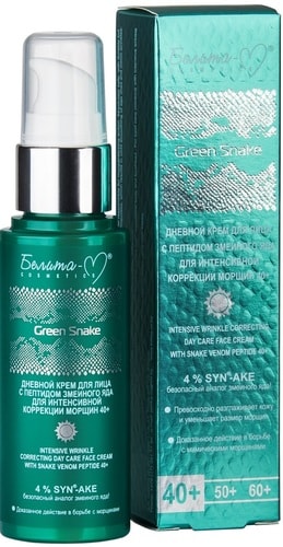 Белита-М Green Snak с пептидом змеиного яда дневной 40+ 50 г