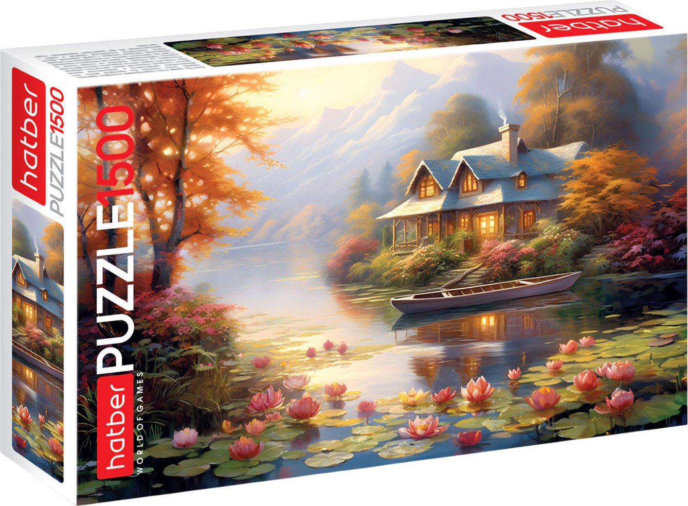 Пазл Hatber Кувшинки 1500ПЗ2_31683 (1500 эл)