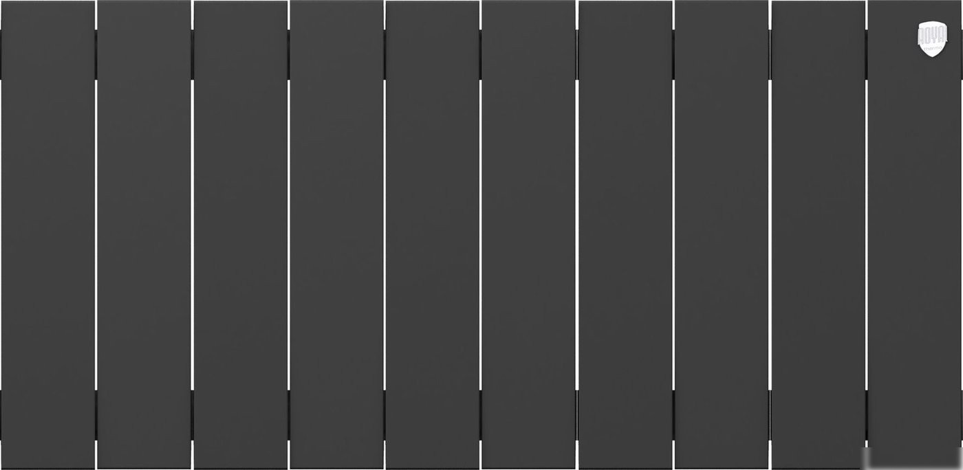 Биметаллический радиатор Royal Thermo PianoForte 300 Черный - 10 секций