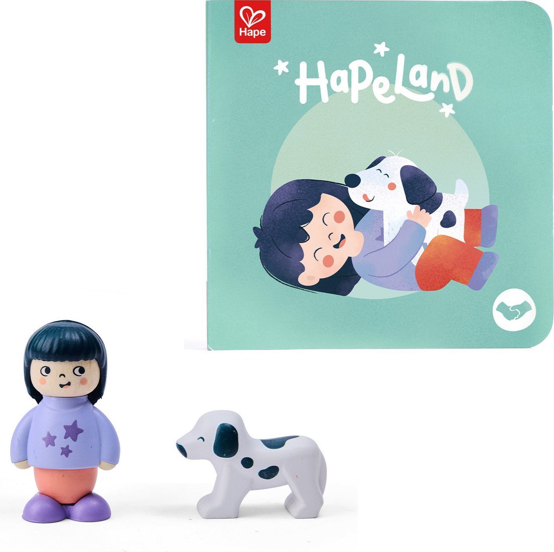 Развивающая игра Hape Девочка и собака E3433_HP