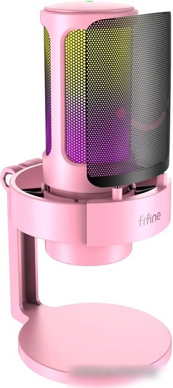 Микрофон FIFINE A8 (розовый)