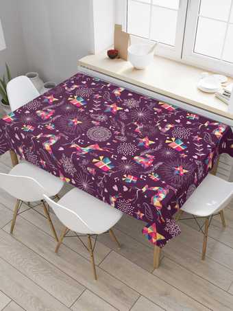 Скатерть JoyArty Новогодний олень tc_378418_180x145