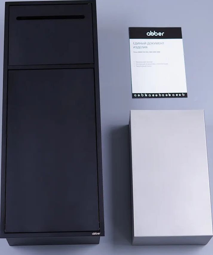 Abber Полка для ванной Nischen AN3008MB (черный матовый)