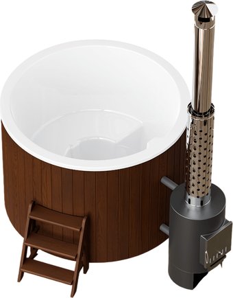 Купель PolarSpa Comfort термососна 160 Hot (темный, с хромотерапией)