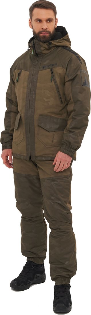 Костюм Huntsman Горка Люкс -15°C Хаки/Br Breathable (р.56-58/182-188)