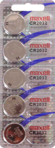 Батарейка Maxell CR2032 5 шт. 18586300