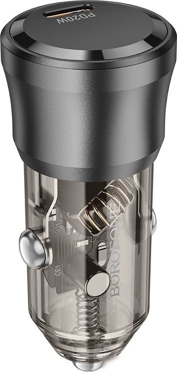 Автомобильное зарядное Borofone BZ24 (черный)