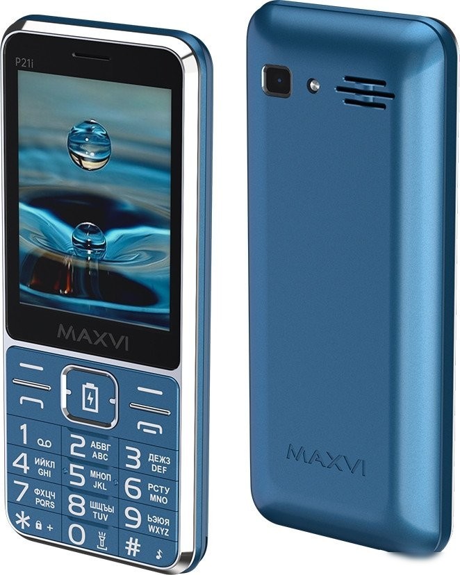 Кнопочный телефон Maxvi P21i (маренго)