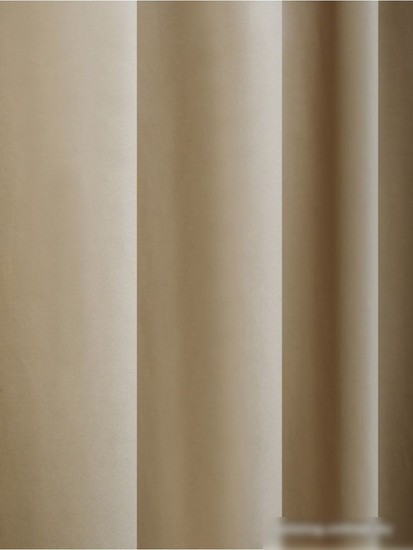 Комплект штор Soft Lines Бархат 9138-E4 2x2.4 м (молочный, 2 шт)