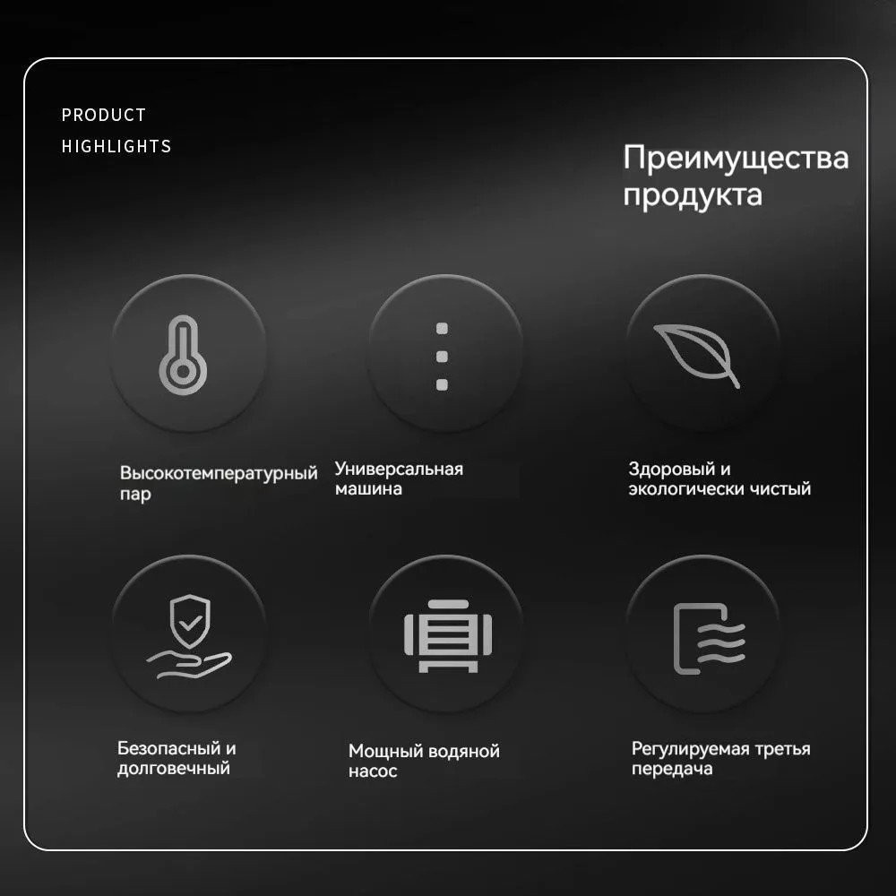 Пароочиститель Kunf TC-SC-003 W (белый)