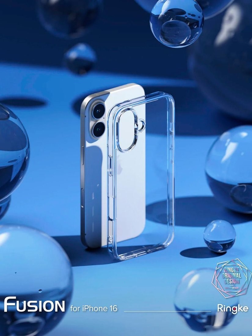 Чехол для телефона Ringke Fusion для iPhone 16 Clear