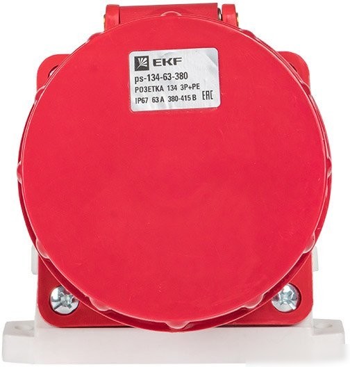 Розетка промышленная EKF Ps-134-63-380