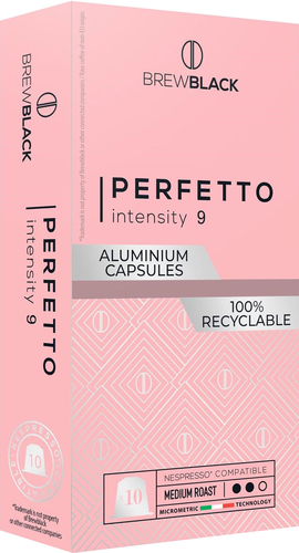 Кофе в капсулах BrewBlack Perfetto Aluminium 10 шт