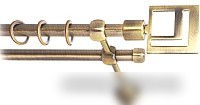 Карниз для штор Lm Decor Квадро 179 2р гладкий (антик, 3.6м) Карниз для штор Lm Decor Квадро 179 2р гладкий (антик, 3.6м)