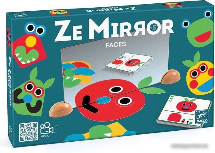 Развивающая игра Djeco Найди отражение. Лица 06482