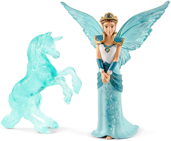 Набор фигурок Schleich Эльфийка Айела и ледяная статуя единорога 70587