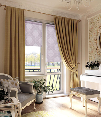 Рулонные шторы Legrand Шарм 57x175 (лиловый)