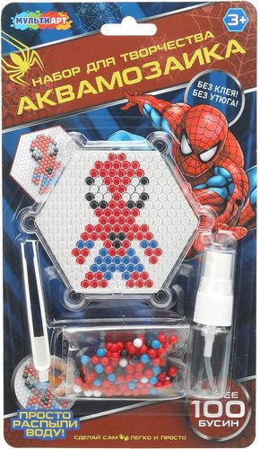Развивающая игра MultiArt Аквамозаика на блистере спайдер AQUABLIST-124273