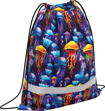 Мешок для обуви Erich Krause Neon Jellyfish 57060