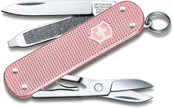 Нож-брелок Victorinox Classic Cotton Candy 0.6221.252G (розовый)