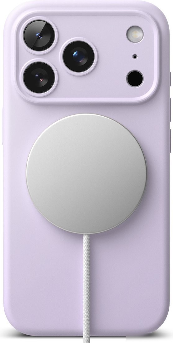 Чехол для телефона Ringke Silicone Magnetic для iPhone 17 Pro (Light Purple)