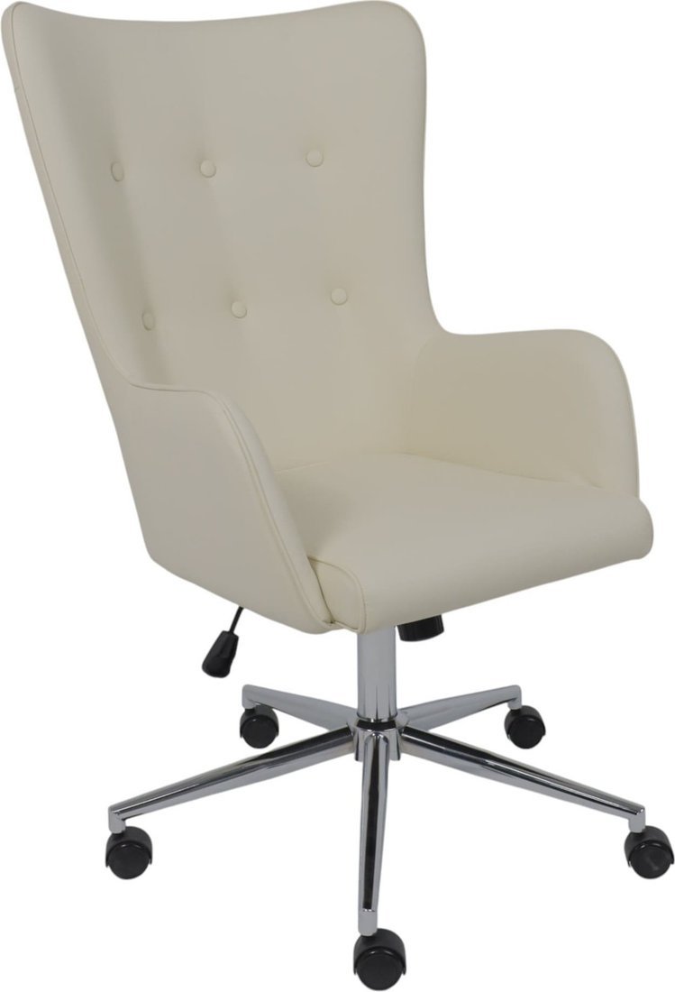 Офисное кресло AksHome Bella XL Chrome (Pegasso крем)