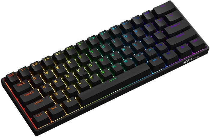 Клавиатура Akko 3061S HE Black Shine-Through (Akko Cream Yellow V3)