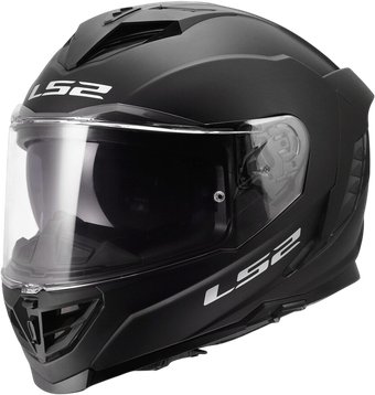 Мотошлем LS2 FF818 Storm III Solid (3XL, черный матовый)