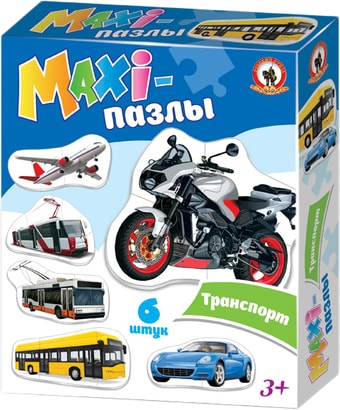 Мозаика/пазл Русский стиль Maxi Транспорт 02546