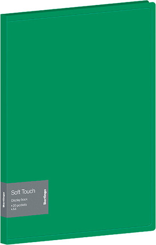 Папка для бумаг Berlingo Soft Touch DB4_20983 (зеленый)