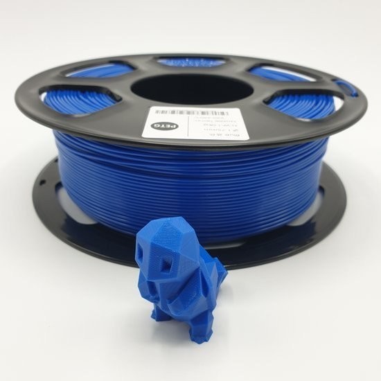 Пластик Mitek PETG (1.75мм, 1кг, синий прозрачный)