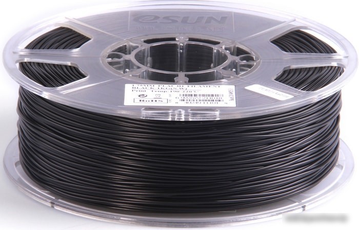 Esun PLA+ 1.75 мм 1000 г (черный)