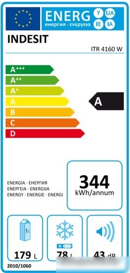 Холодильник Indesit ITR 4160 W