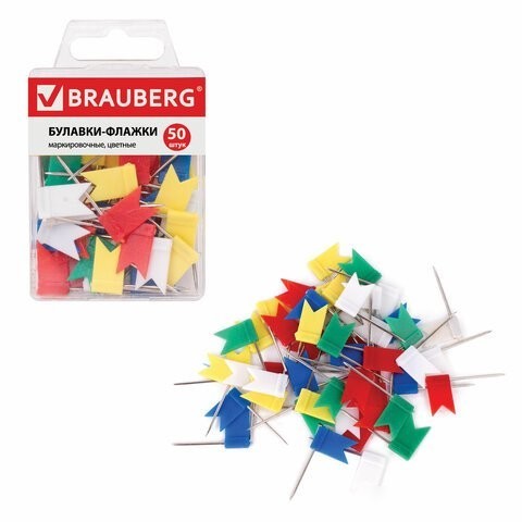 BRAUBERG Флажки маркировочные 221537 (50шт)