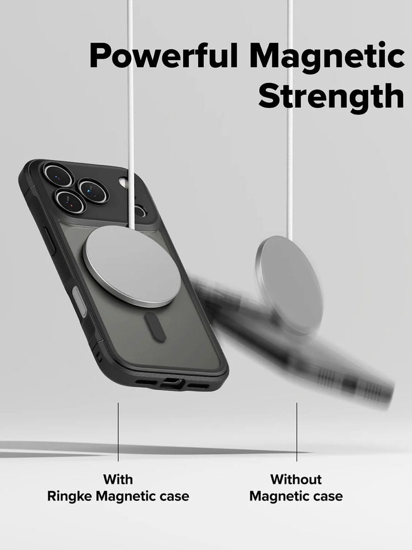 Чехол для телефона Ringke Fusion Bold Magnetic для iPhone 17 Pro Matte Smoke