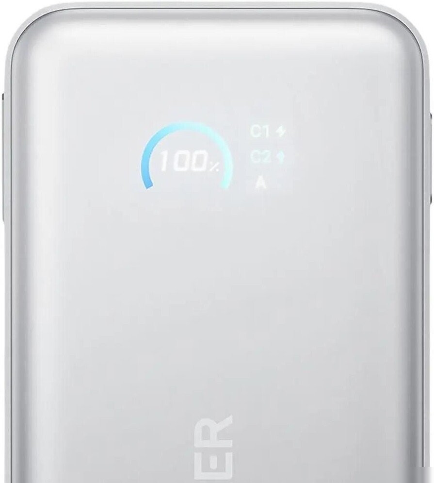 Внешний аккумулятор Anker Nano Power Bank Built-in USB-C A1638 45W 10000mAh (белый)