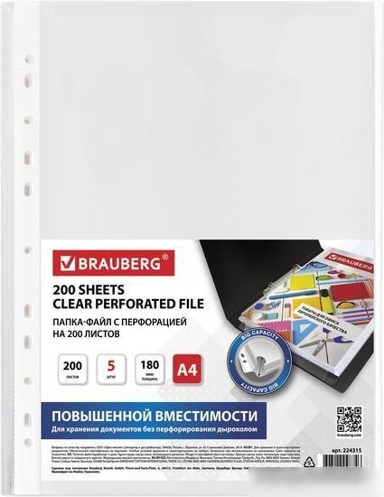 Набор файлов BRAUBERG 224315 (5 шт)