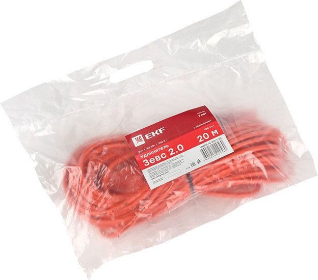 Удлинитель EKF PROxima Зевс USB02-16-310-1-20 (20 м)