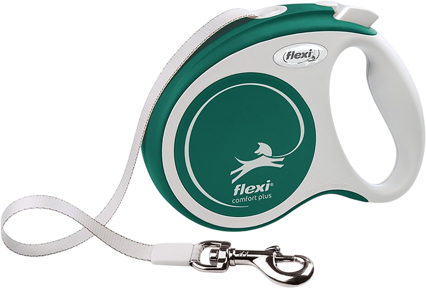 Поводок-рулетка Flexi Comfort Plus Tape (M, 5м, Green)