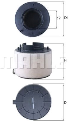 Воздушный фильтр Knecht/Mahle LX4249