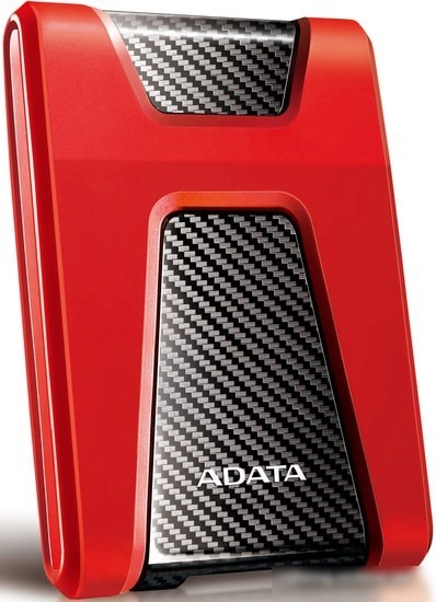 Внешний жесткий диск A-Data DashDrive Durable HD650 AHD650-1TU31-CRD 1TB (красный)