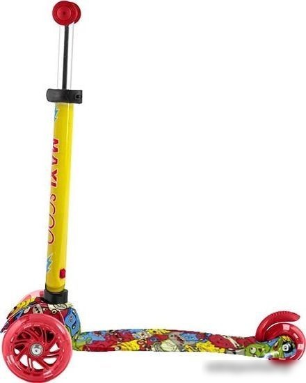 Трехколесный самокат Maxiscoo Baby MSC-B072102PR (монстры)