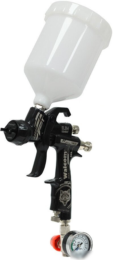 Краскопульт Walcom Slim Kombat S HVLP Nero Edition 803014NE