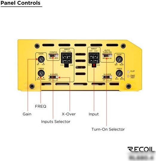 Автомобильный усилитель Recoil RL680.4